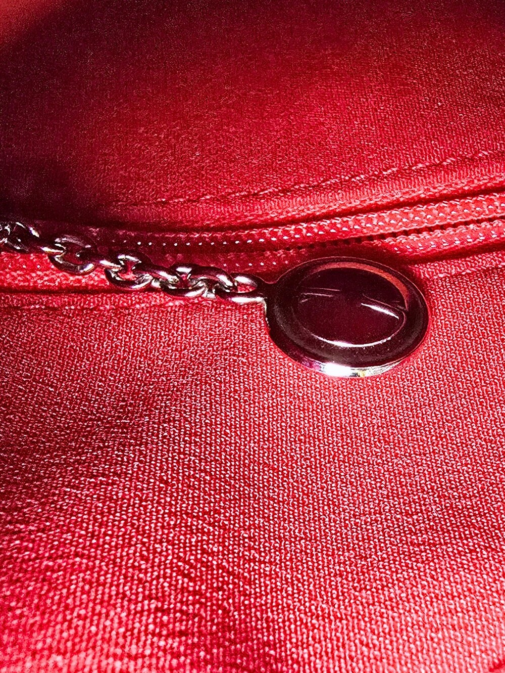**SOLD*Gucci by Tom Ford 1997 Red Velvet GG Monogram Chrome Handle ASO The Nanny - Picture 13 of 16